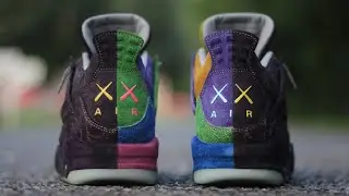 Custom Jordan 4 KAWS &ldquo;Dissected&rdquo;
