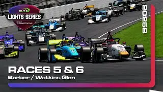 🏁2025 Elite Racing League Indy Light Series Race 5&6: Barber Motorsports/Watkins Glen