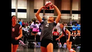 Madeline Frazier, C1VB 16 ONE Volleyball Highlights by Skill, Setter, Class of 2024