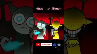 This is teddy🧸🤫 Sprunki Animation series Gray phase2 or Simon phase2 #sprunki #animation #shorts