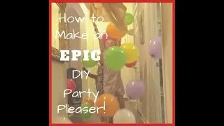 How to make an easy DIY balloon drop