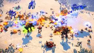 MASSIVE RTS BATTLES: First Look at Ashes of the Singularity 2