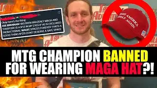 Magic the Gathering Champion BANNED from Tournament Over MAGA Hat?! | Clownfish TV