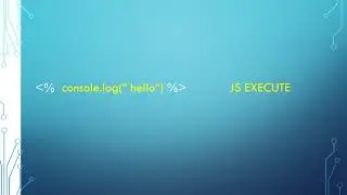 Embedded JavaScript ( EJs Tags)