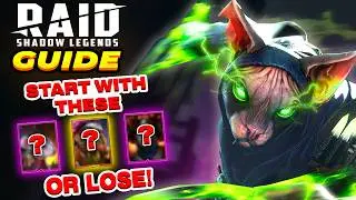 RAID Shadow Legends Champion Guide🔥Don’t Play Before Watching This🚫 BEST Starter Champs!⚔️