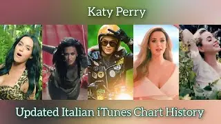 Katy Perry's Updated Italian iTunes Chart History 🇮🇹