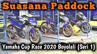 Suasana Paddock Yamaha Cup Race 2020 Boyolali (Seri 1)
