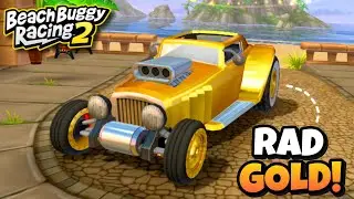 Rad Rod Gold Skin Unlock! - Gold Skin Challenge - Beach Buggy Racing 2 || #bbr2