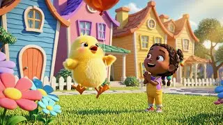 Angry Birds Round Chick Floated Away with the Balloon | Kids Songs & Nursery Rhymes