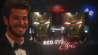 Red Glow Eye Tutorial in After Effects | Fictic Editz