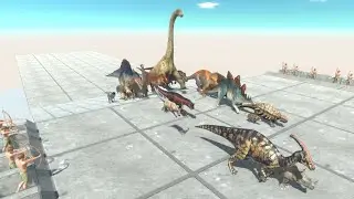 Obstacle Course Race with Traps Animal Revolt Battle Simulator