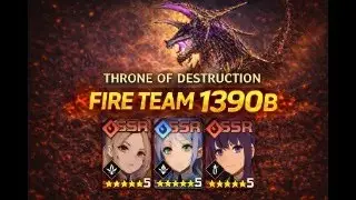 SOLO LEVELING ARISE | THRONE OF DESTRUCTION | FIRE TEAM 1390B