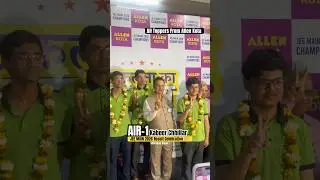 JEE MAIN 2026 Toppers from Allen Kota | JEE MAIN AIR-1 Kabeer Chhillar |