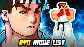 RYU MOVE LIST - X-Men vs. Street Fighter (XvSF)