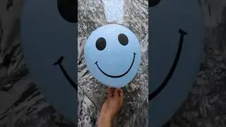 POV: Sky Blue Smile 😊 Balloon Drop Test 💦🎈 | ASMR Satisfaction in 4K