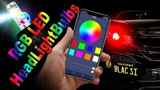 RGB-фары на **Civic 10-го поколения**