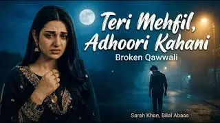 Teri mehfil adhoori kahani broken 💔 qawali
