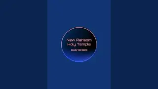 New Ransom Holy Temple is live!
