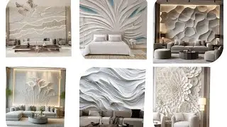 Trending 3D& PVC Wall Decoration Designs  New Wall Decor Panel ideas 