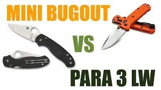 Benchmade Mini Bugout VS Spyderco Paramilitary 3 Lightweight - Comparatif