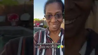 J.O.R.G.I.A. With autism. Autism parents when kids leave for school&hellip;&hellip;🤍😂🧩