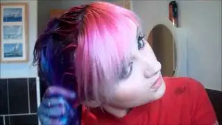 Dying my hair Purple.