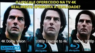 LG OLED + BLURAY 1080P UPSCALE 4K TESTE DEFINITIVO