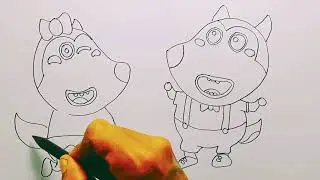 How To Draw Wolfo Piwin Sajut