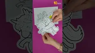 Princess Riding Unicorn Craft