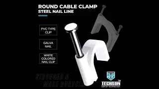 Best Nail Cable Clip In India | Wire Clamp | Best Quality Cable Clip