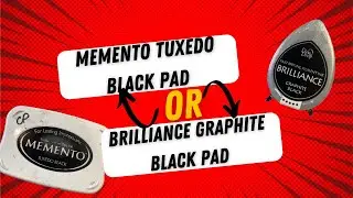 Memento Tuxedo Black or Brilliance Graphite Black Ink Pads