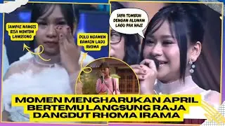 Momen Mengharukan April Bertemu Langsung Raja Dangdut Rhoma Irama