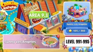 COOKING MADNESS - Lv. 991-995 | AREA 9.1 - Sunny Los Angeles : Sunset Boulevard