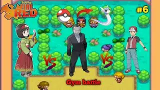 Red vs grass type gym leader and battle with giamavni | I caught a dratini |  firered gameplay