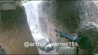 Ukrainian Forces from the 73rd Naval Special Operations Center Clearing out the Russian Trench