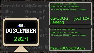 DOScember 2024 - (004) Mini DOS-cathalon - davidtki, josh124, fedepg