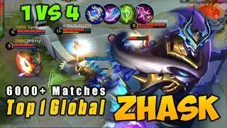 6000+ Matches Zhask Magic Damage Build - Top 1 Global ZHASK Mobile Legends
