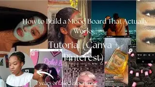 How to Build a Mood Board That Actually Works |Tutorial (Canva + Pinterest)🎨