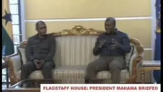 President Mahama briefed at the AU and ECOWAS on the Burkina Faso crisis