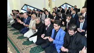 Turkish President #Erdogan in #Pakistan offering Jumah Prayers #Islamabad  #ImranKhan #ArifAlvi