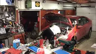 Nissan venttiiliremppa osa 18 työasentojen aatelia
