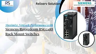 Maximize Network Performance with Siemens Ruggedcom RSG2488 Rack Mount Switches.
