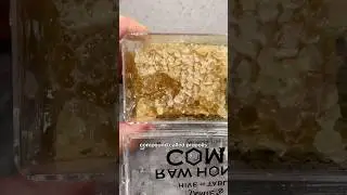 Raw Honey Comb #honey #honeycomb #healthybreakfast
