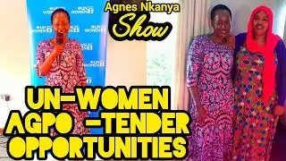 UN-Women A.G.P.O Tender Jobs//Agnes. Nkanya.Show