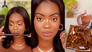 NEW HUDA BEAUTY Caramel Brown Obsessions Kit + Lip Minis JEFFREE STAR F*ck Proof Mascara Review