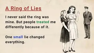 Learn English through Stories Level 3 ⭐ A Ring of Lies - Improve your English | English Audio Story