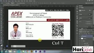 Making ID Card using photoshop