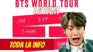WORLD TOUR BTS LATAM #BTS #LATINOAMERICA