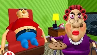 EVIL GRANDPA VS EVIL GRANDMA IN ROBLOX??SECRET UPDATE ESCAPE OBBYY#games #roblox #funny 