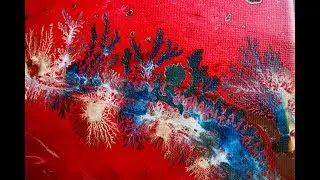 Dendrites Quickies - High Flow Acrylic Tutorial in 2 Minutes or Less